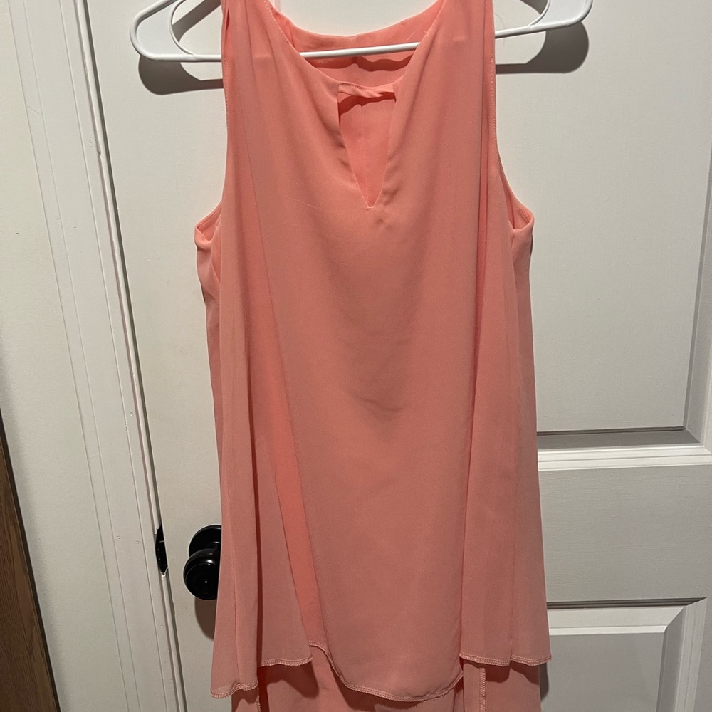 Peach loose dress